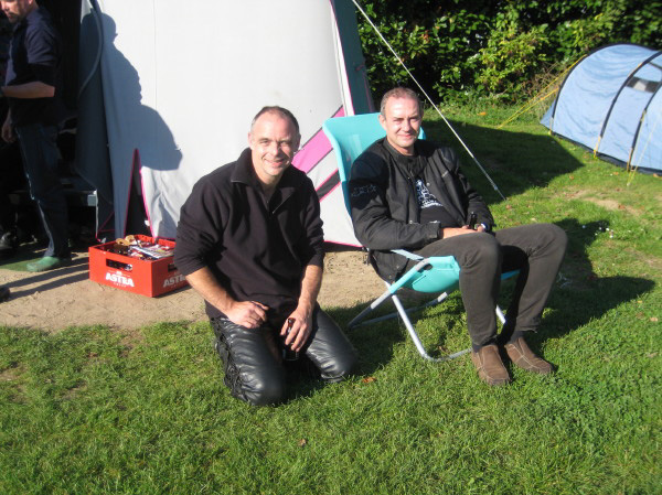 Henk and Ronald enjoying the meeting