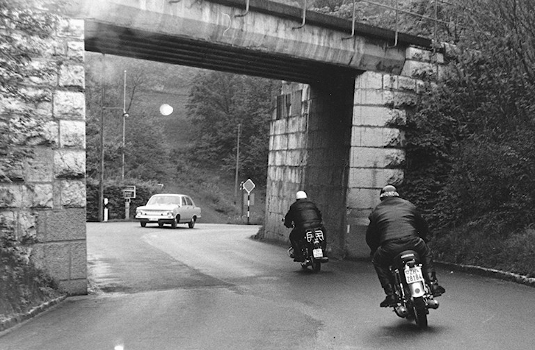 Edgar (BMW R69S) und Kurt (Honda CB450