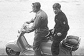 Ausfahrt mit Vater 1955