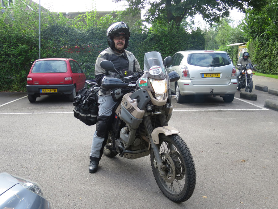 Steve on his second XT660